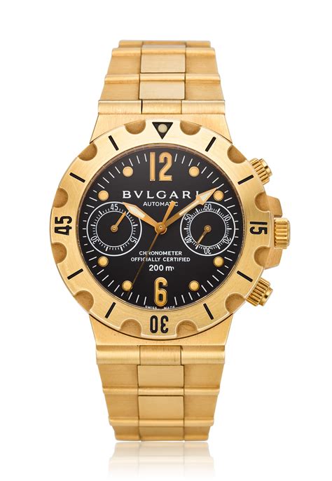 bulgari diagono scuba watch.